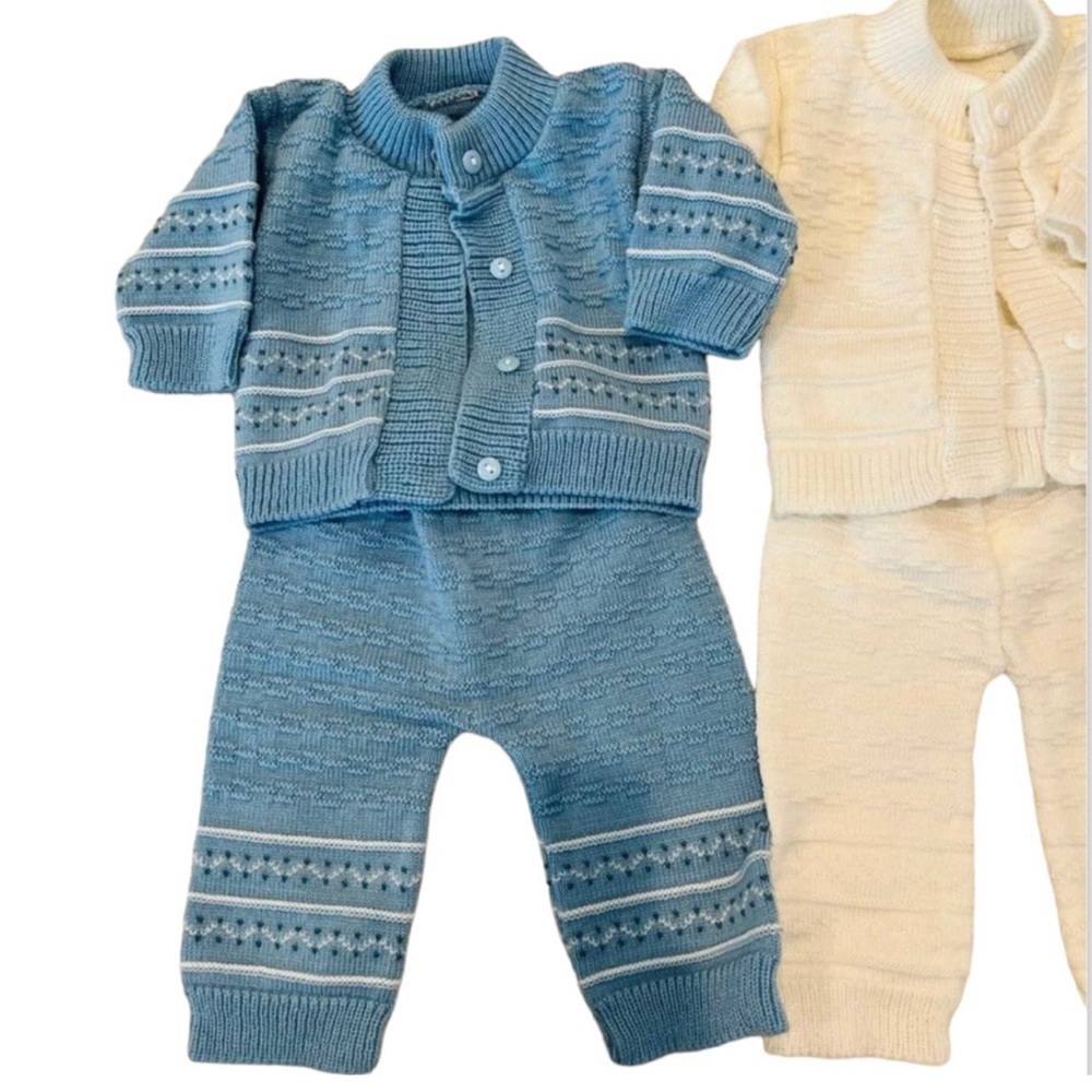 First Impressions Blue Baby Boy Outfit 0-3 months